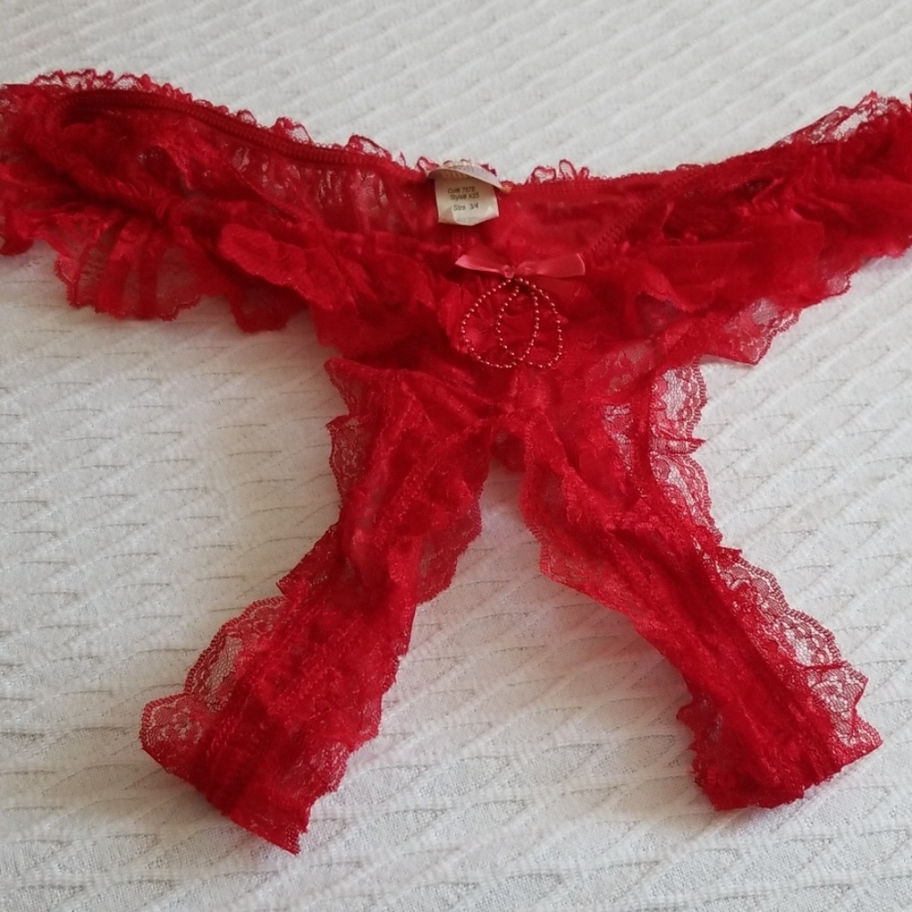 Crotchless panties